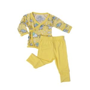 NEW Limited Edition Little Sleepies Elephant Snuggles Bamboo Crossover Set 0-3M